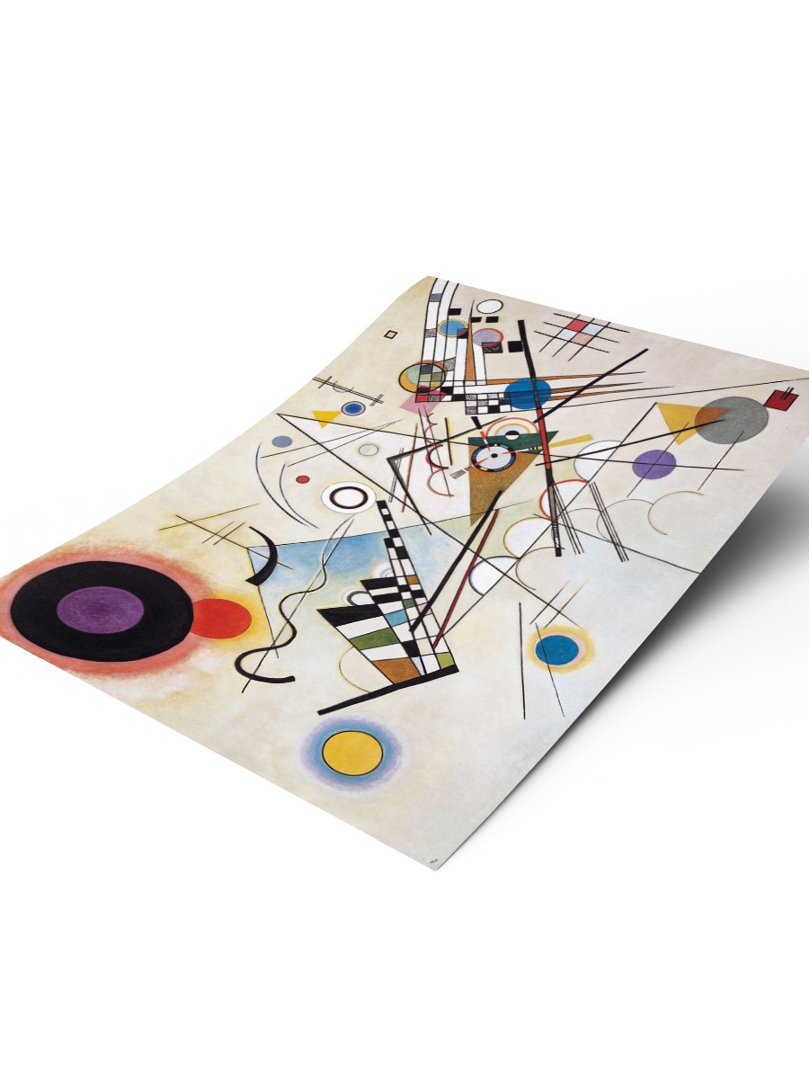 Kandinsky Composition VIII Tablo Sanatsal Ünlü Ressam Poster Çerçevesiz Yüksek Kalite Poster