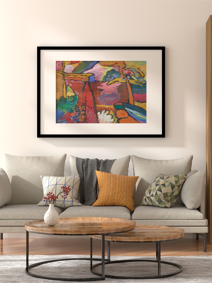 Kandinsky Improvisation V Tablo Sanatsal Ünlü Ressam Poster Çerçevesiz Yüksek Kalite Poster