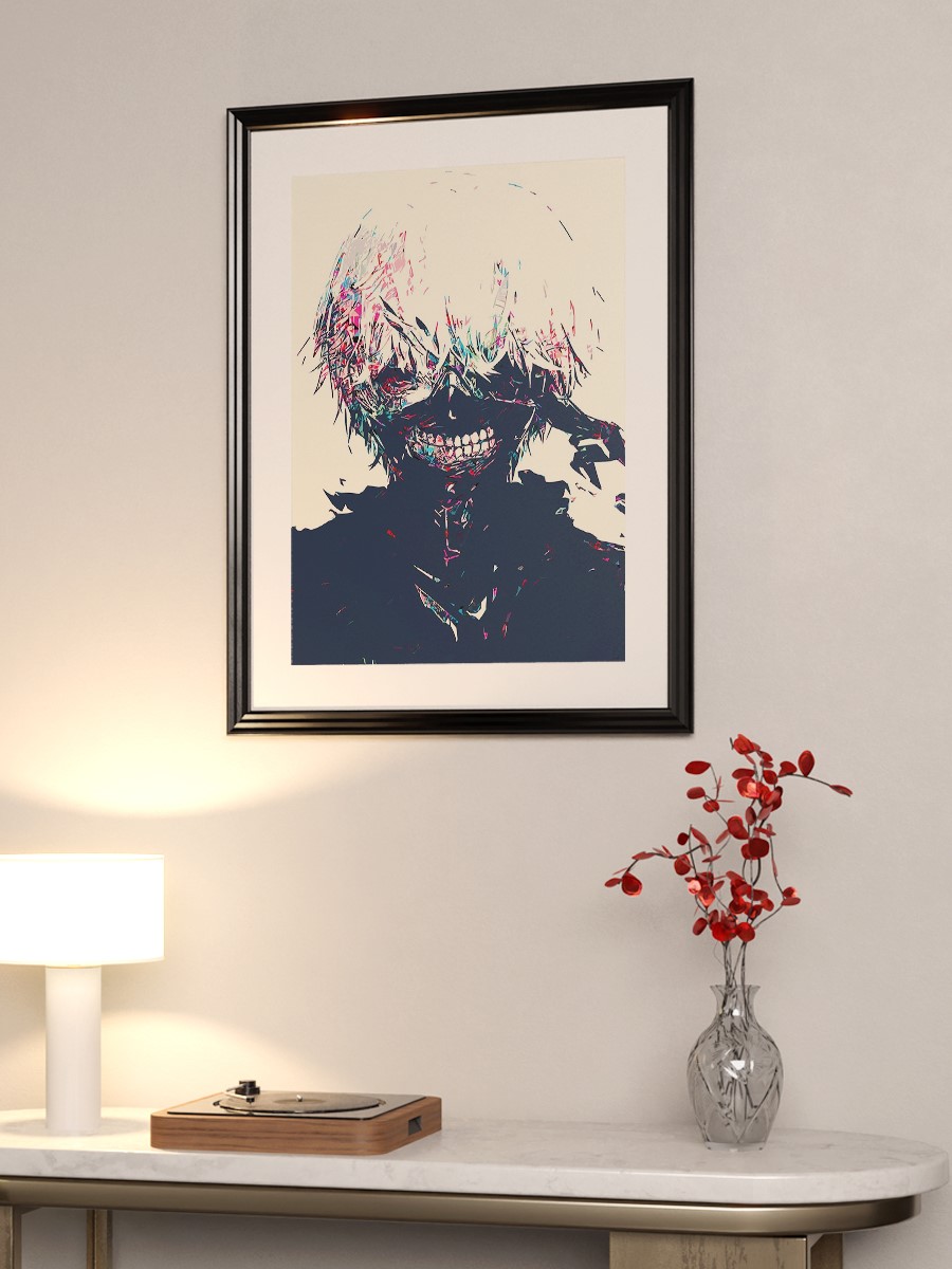 Kaneki Anime Poster Çerçevesiz Yüksek Kalite Anime Duvar Poster