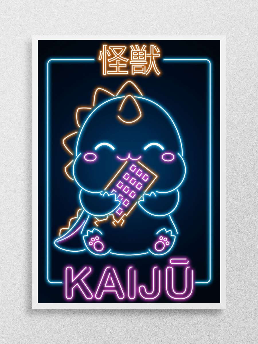 Kawaii Kaiju Anime Poster Çerçevesiz Yüksek Kalite Anime Duvar Poster