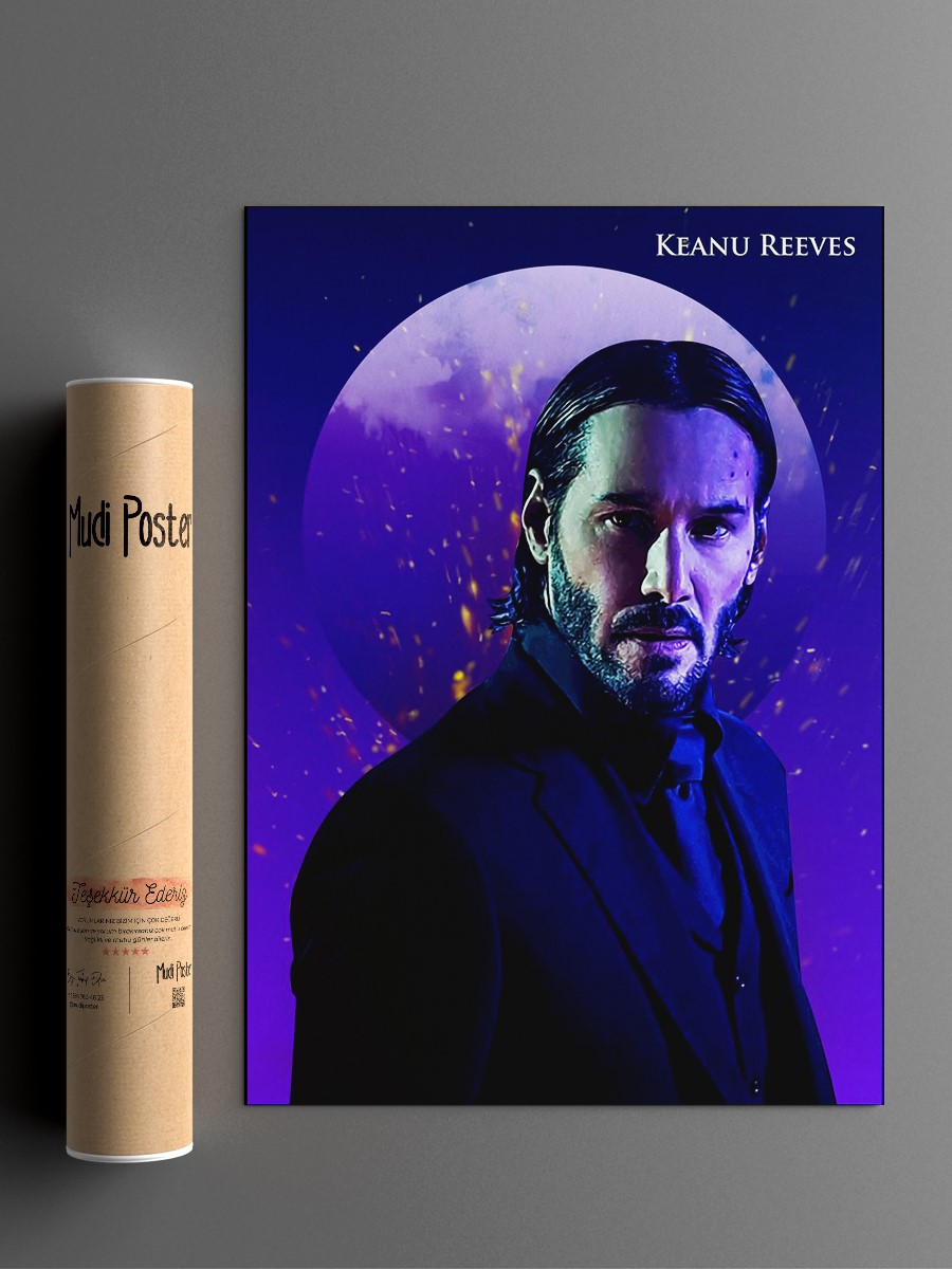 Keanu Reeves Poster, Çerçevesiz Tv Film Poster