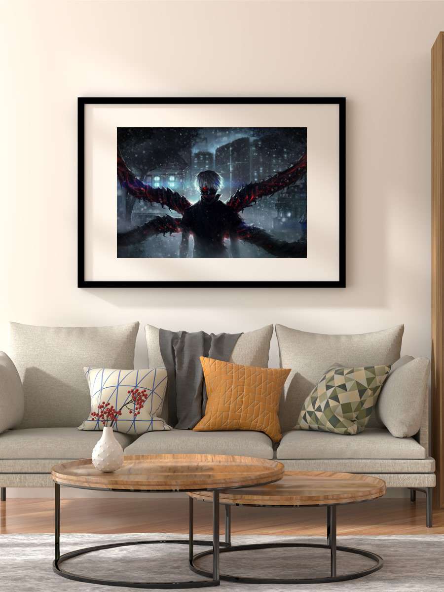 Ken Kaneki Tokyo Ghoul Anime Poster Çerçevesiz Yüksek Kalite Anime Duvar Poster