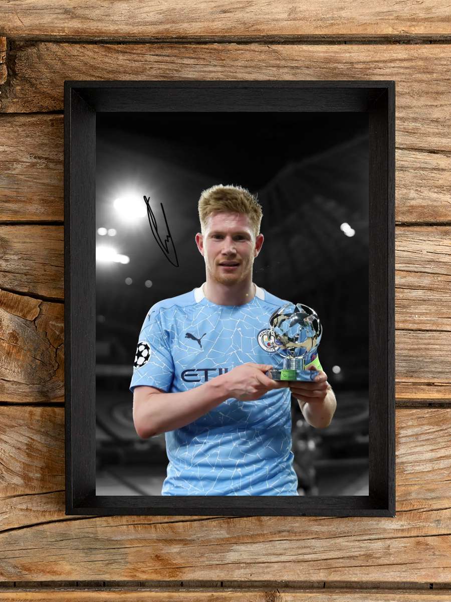 Kevin De Bruyne Futbol Poster Çerçevesiz Yüksek Kalite Futbolcu Duvar Poster