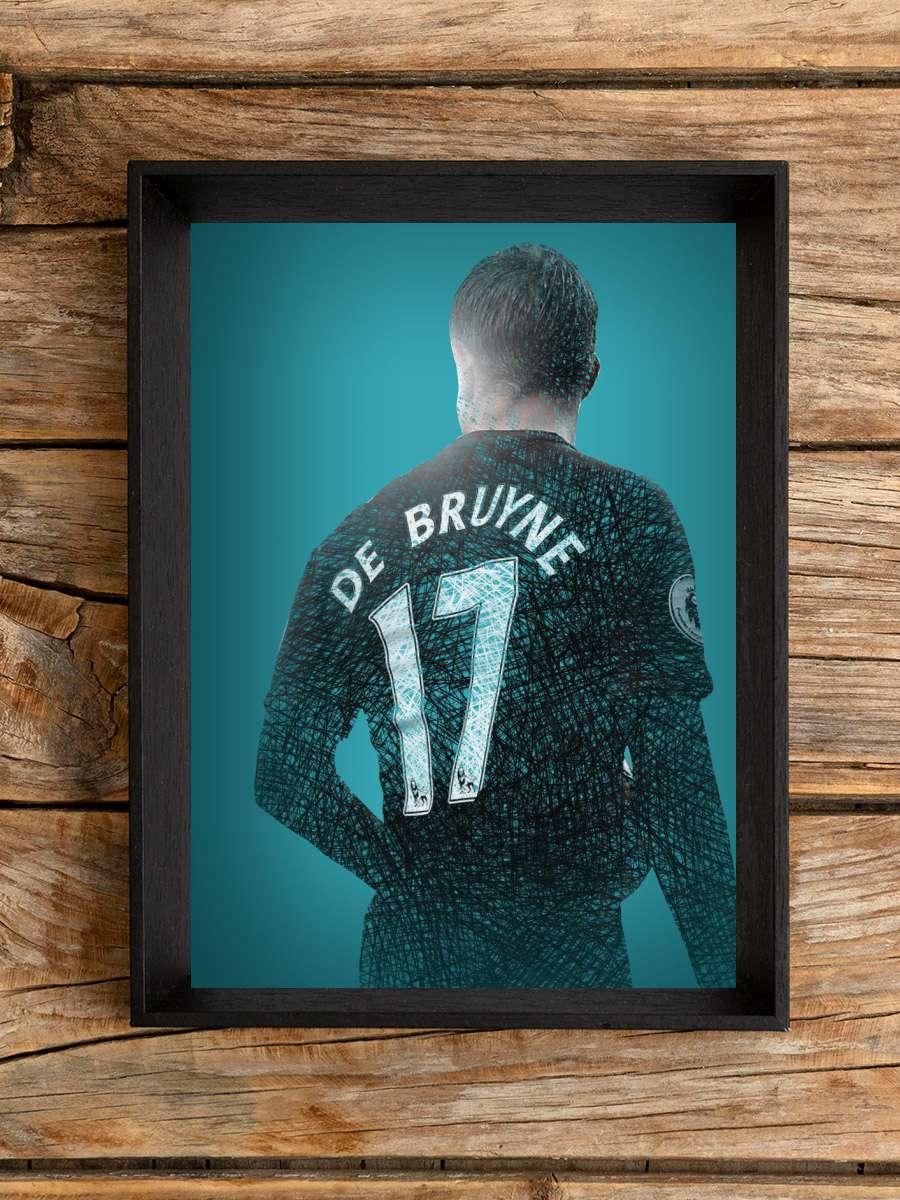 Kevin De Bruyne Futbol Poster Çerçevesiz Yüksek Kalite Futbolcu Duvar Poster