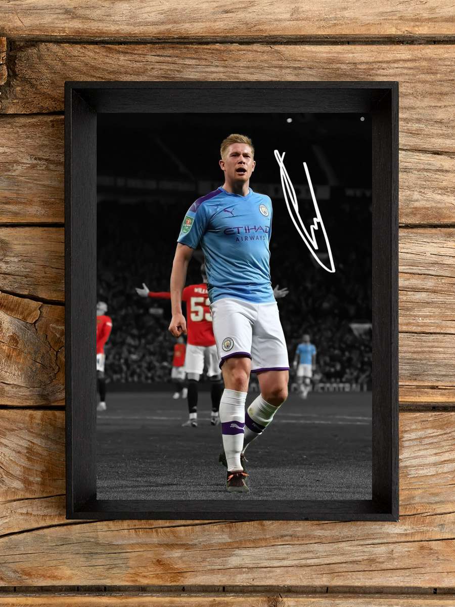 Kevin De Bruyne Futbol Poster Çerçevesiz Yüksek Kalite Futbolcu Duvar Poster