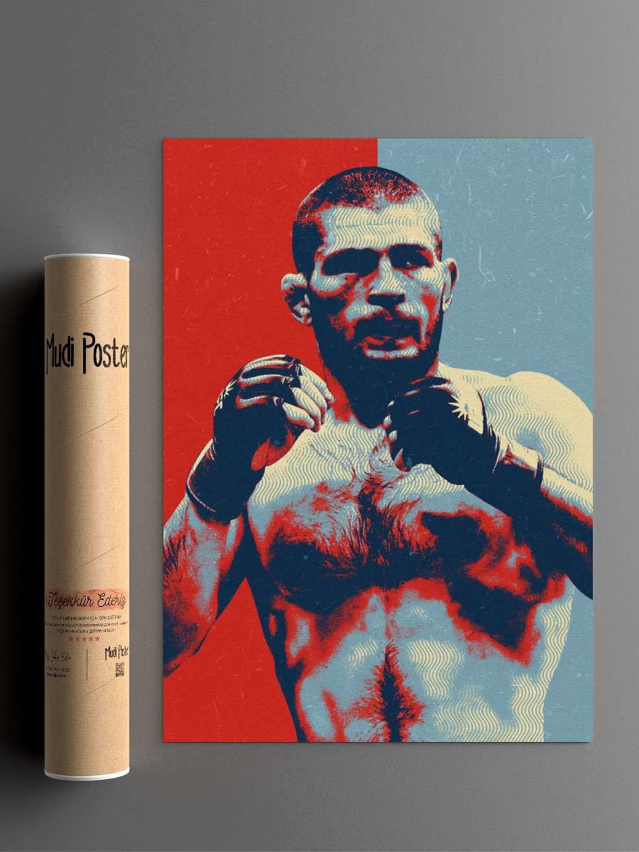 Khabib Futbol Poster Çerçevesiz Yüksek Kalite Futbolcu Duvar Poster