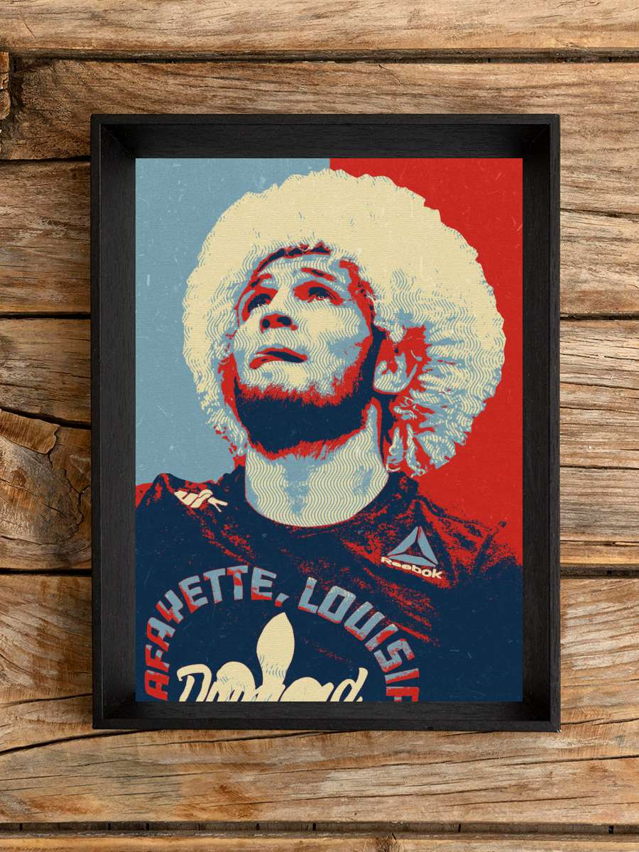 Khabib wig style Futbol Poster Çerçevesiz Yüksek Kalite Futbolcu Duvar Poster