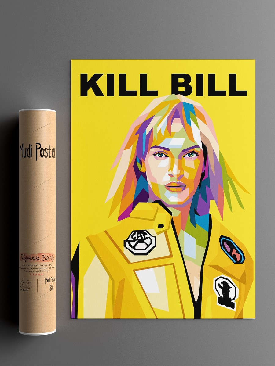 Kill Bill QuentinTarantino Poster, Çerçevesiz Tv Film Poster