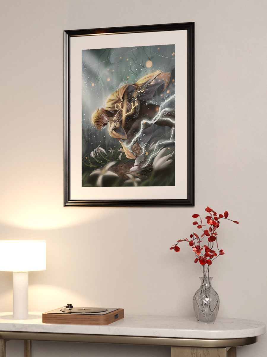 Kimetsu No Yaiba Anime Poster Çerçevesiz Yüksek Kalite Anime Duvar Poster