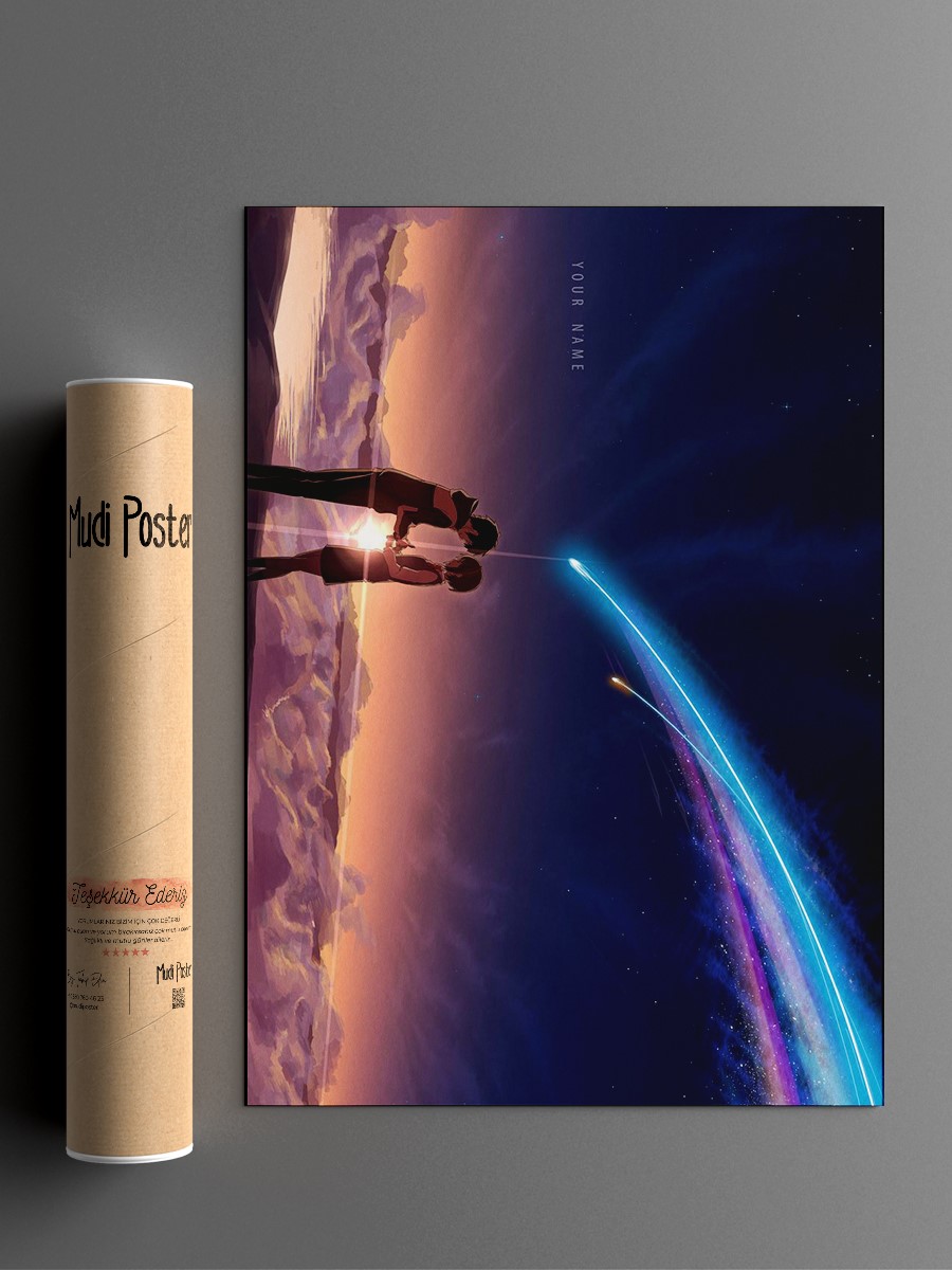 Kimi no na wa Poster, Çerçevesiz Tv Film Poster