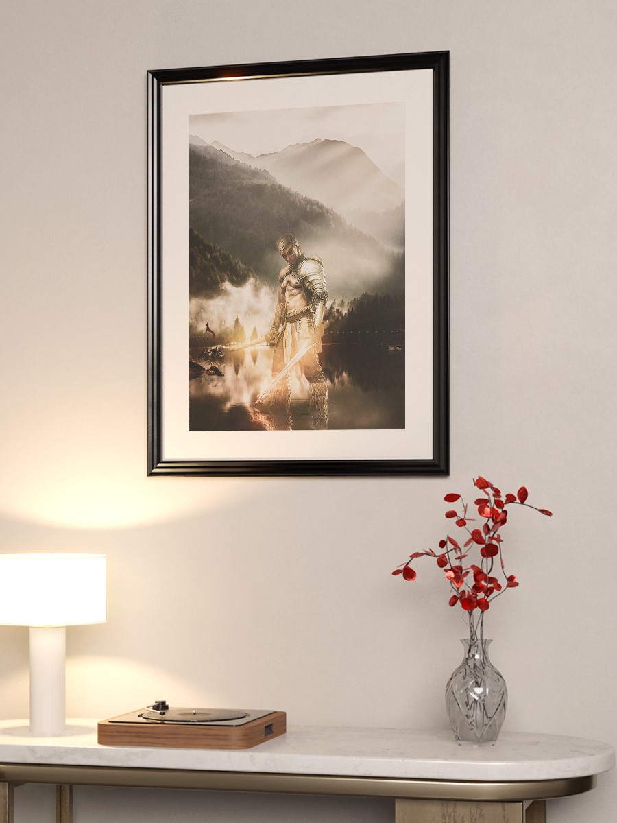 King Arthur Poster, Çerçevesiz Tv Film Poster