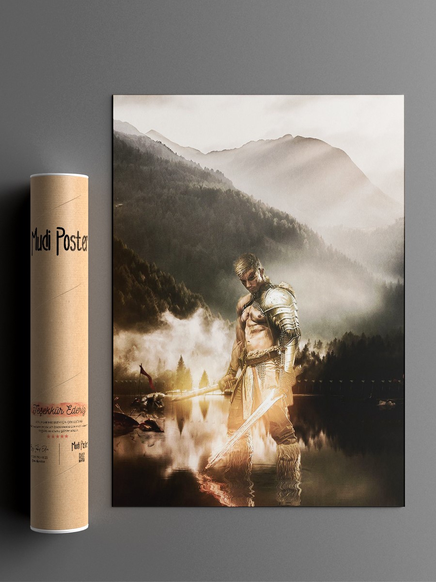 King Arthur Poster, Çerçevesiz Tv Film Poster