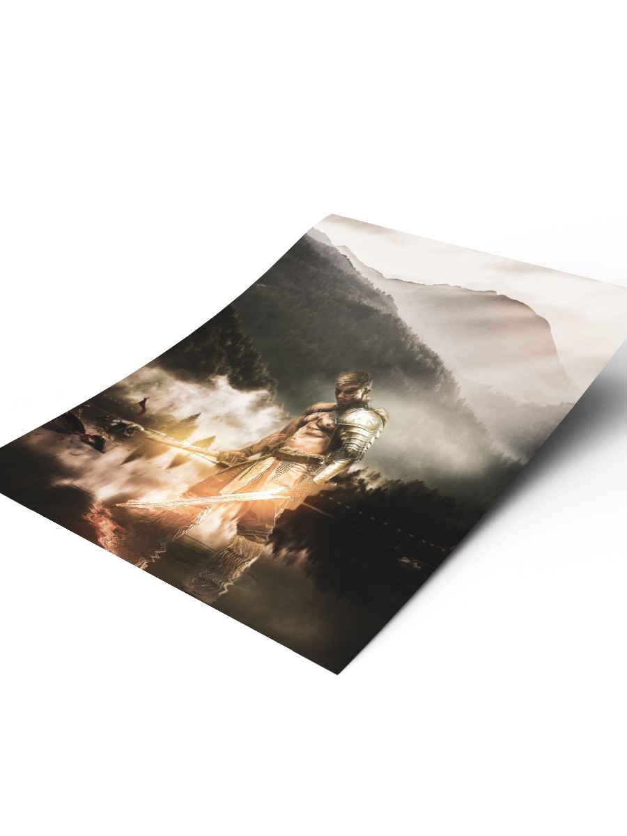 King Arthur Poster, Çerçevesiz Tv Film Poster