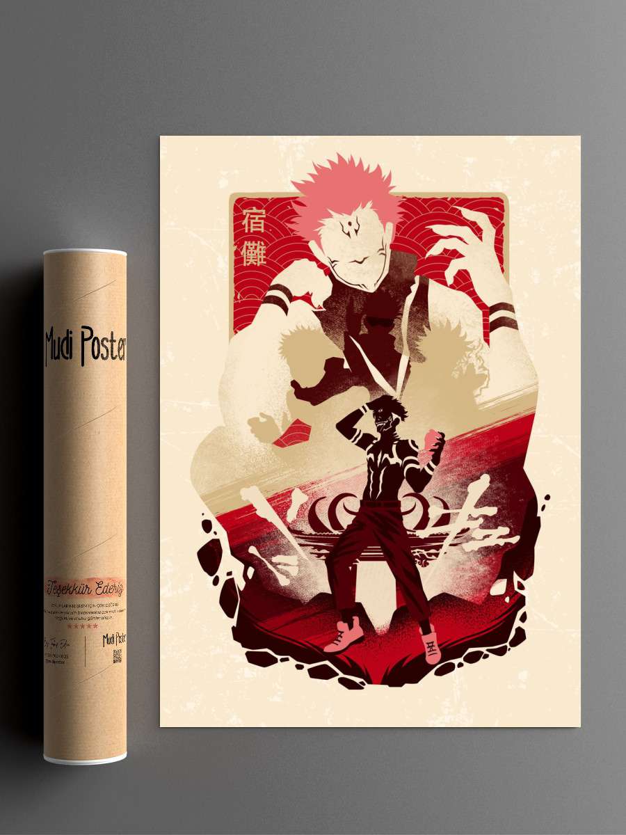 King of Curses Anime Poster Çerçevesiz Yüksek Kalite Anime Duvar Poster