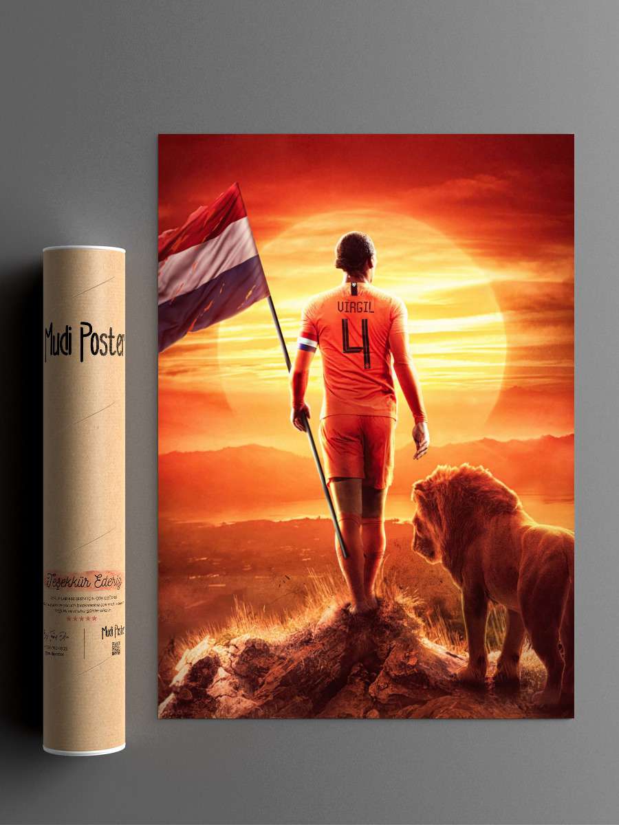 King of the hills Futbol Poster Çerçevesiz Yüksek Kalite Futbolcu Duvar Poster