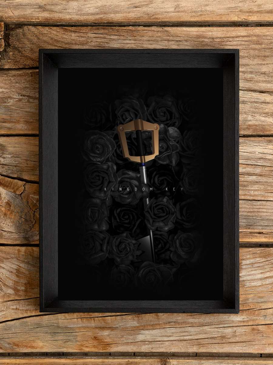 Kingdom Hearts Key Anime Poster Çerçevesiz Yüksek Kalite Anime Duvar Poster