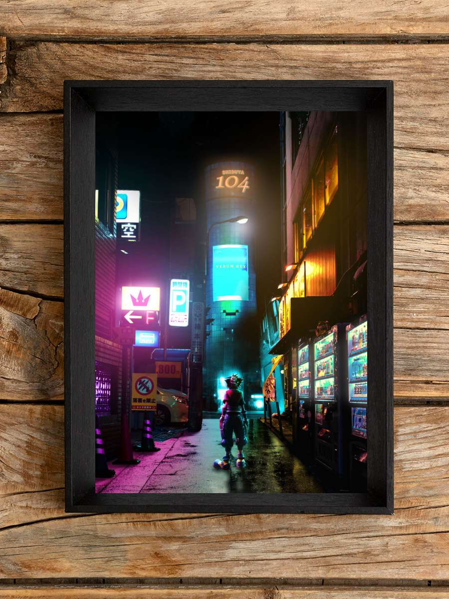 Kingdom Hearts Shibuya Anime Poster Çerçevesiz Yüksek Kalite Anime Duvar Poster