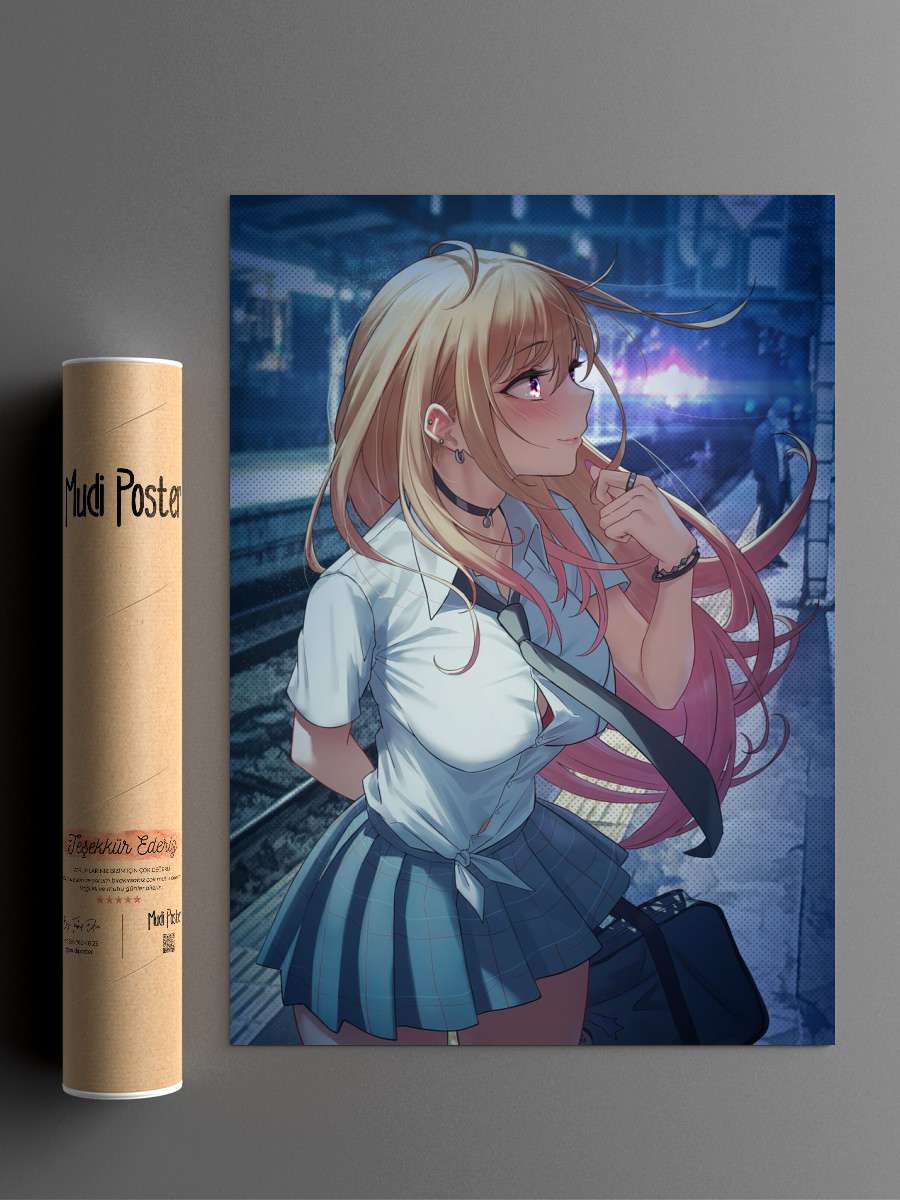 Kitagawa Marin Anime Poster Çerçevesiz Yüksek Kalite Anime Duvar Poster