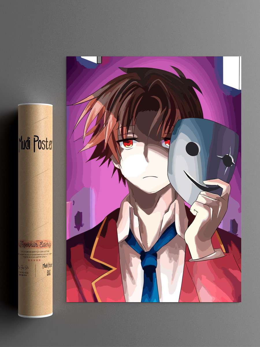 Kiyotaka Ayanokoji Anime Poster Çerçevesiz Yüksek Kalite Anime Duvar Poster