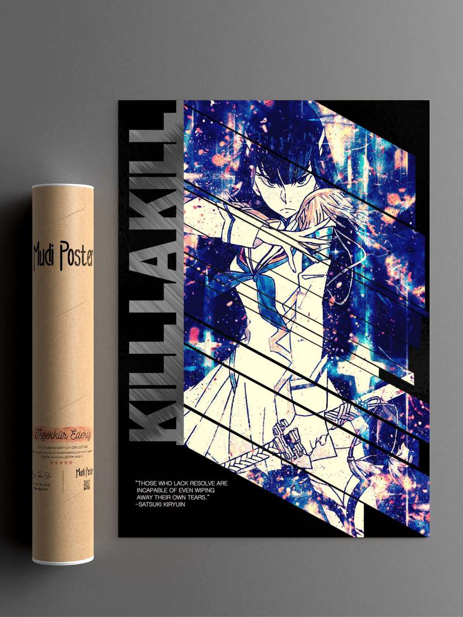 KLILL LA KILL SATSUKI Anime Poster Çerçevesiz Yüksek Kalite Anime Duvar Poster