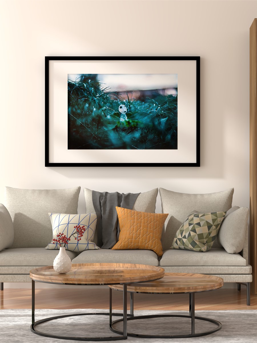 Kodama Mononoke Yokai Anime Poster Çerçevesiz Yüksek Kalite Anime Duvar Poster