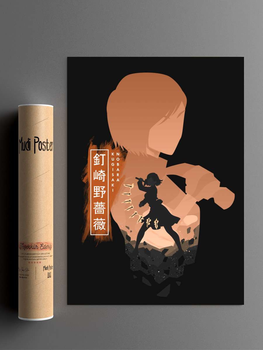 Kugisaki Nobara Anime Poster Çerçevesiz Yüksek Kalite Anime Duvar Poster