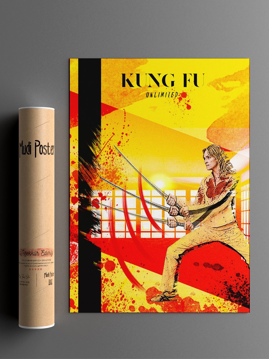 Kung Fu unlimited Poster, Çerçevesiz Tv Film Poster
