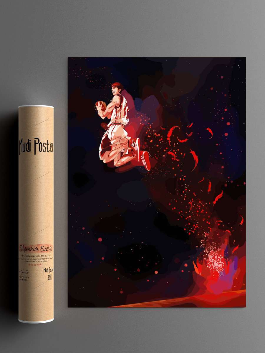 Kuroko No Basket Anime Poster Çerçevesiz Yüksek Kalite Anime Duvar Poster