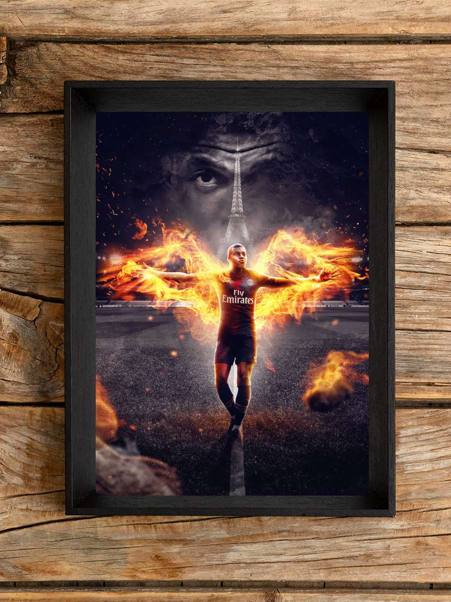 Kylian Mbappe Futbol Poster Çerçevesiz Yüksek Kalite Futbolcu Duvar Poster