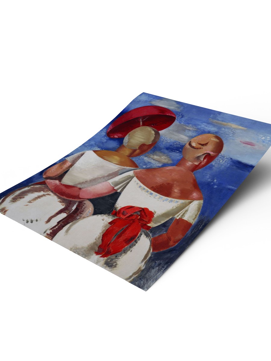 Ladies at the Seashore Tablo Sanatsal Ünlü Ressam Poster Çerçevesiz Yüksek Kalite Poster