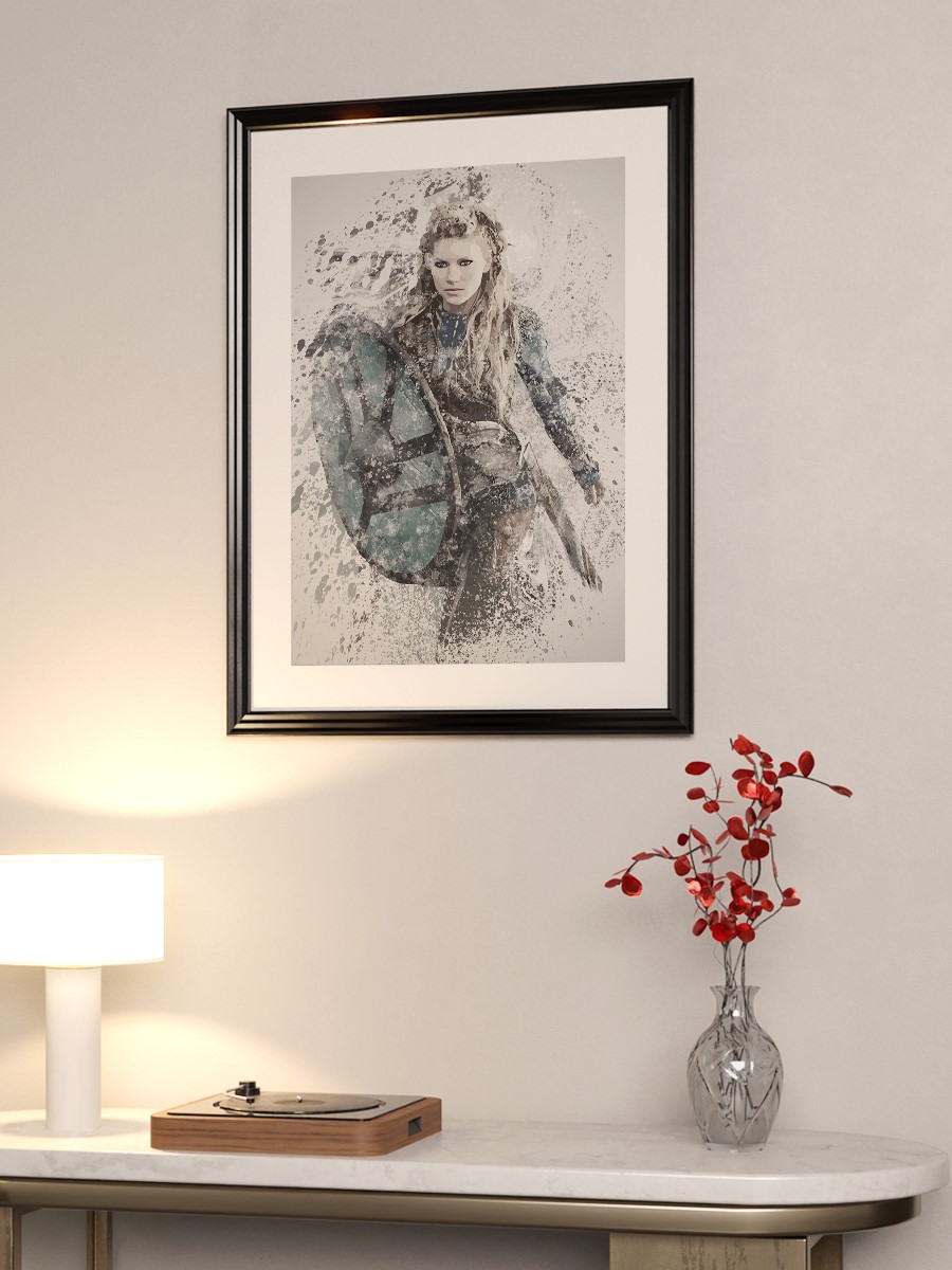 Lagertha (Vikings) Poster, Çerçevesiz Tv Film Poster