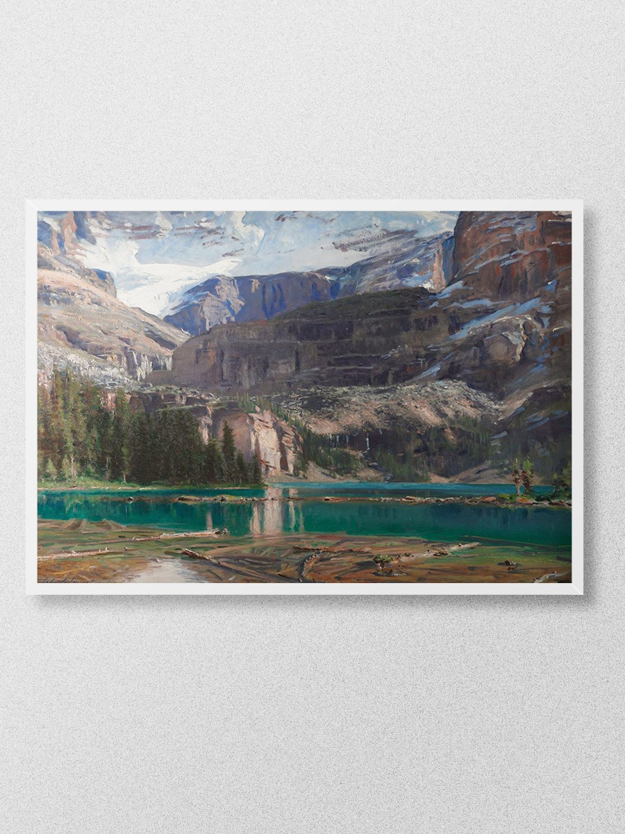 Lake O Hara Tablo Sanatsal Ünlü Ressam Poster Çerçevesiz Yüksek Kalite Poster