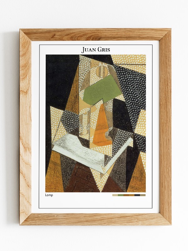 Juan Gris Lamp Poster