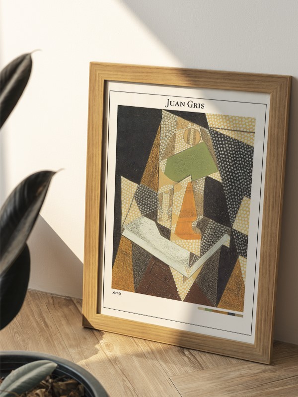 Juan Gris Lamp Poster