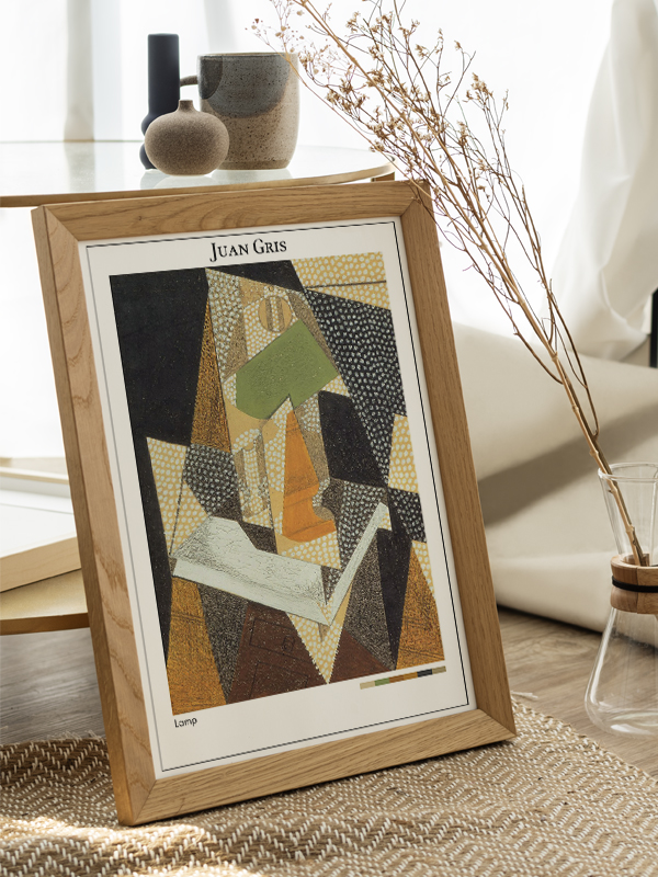 Juan Gris Lamp Poster