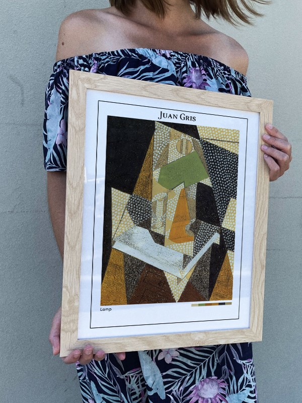 Juan Gris Lamp Poster