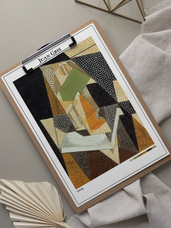 Juan Gris Lamp Poster