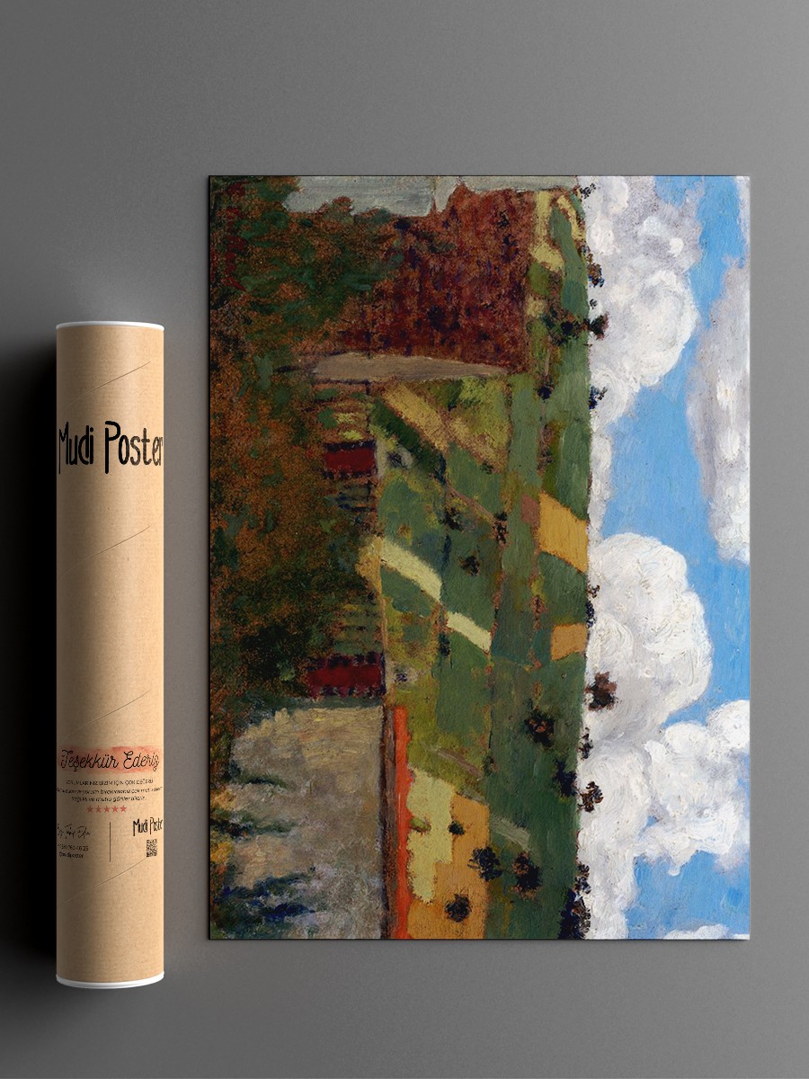 Landscape of Ile de France Tablo Sanatsal Ünlü Ressam Poster Çerçevesiz Yüksek Kalite Poster