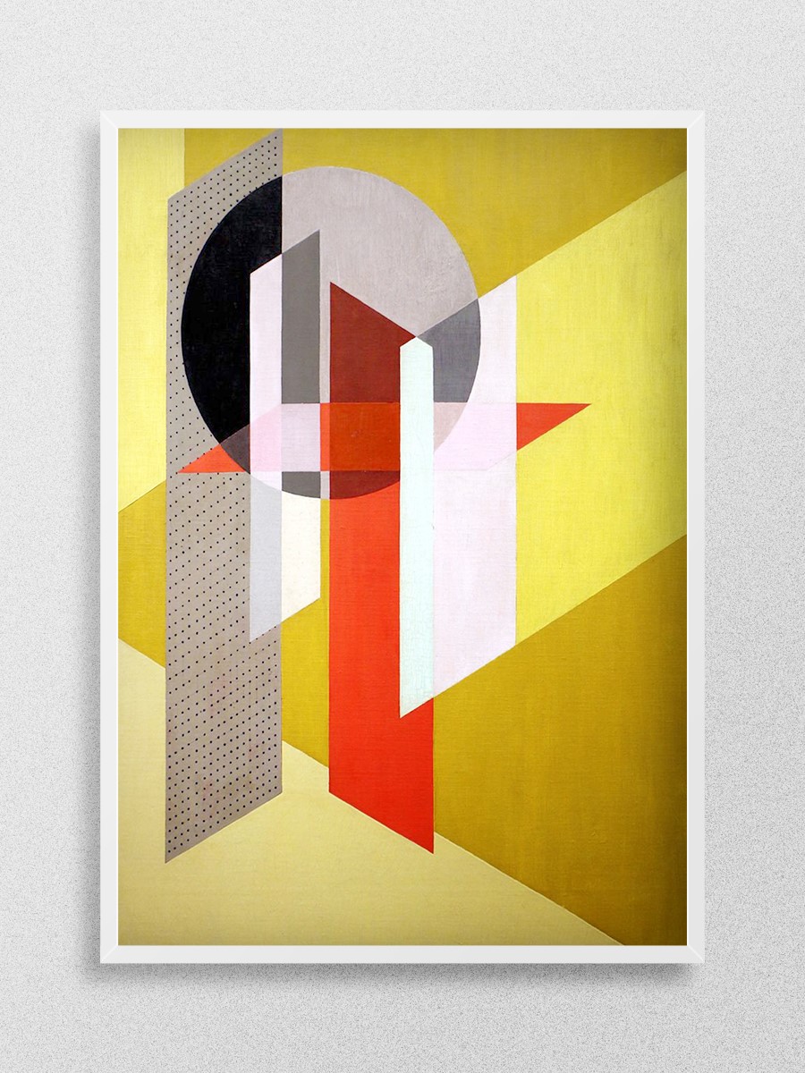 Laszlo Moholy Nagy Z VII Tablo Sanatsal Ünlü Ressam Poster Çerçevesiz Yüksek Kalite Poster