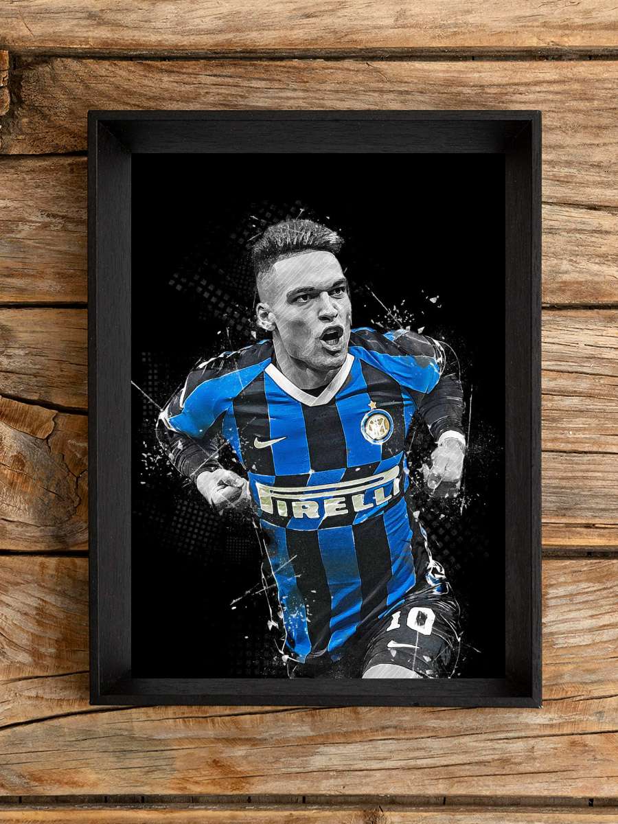 Lautaro Martinez Futbol Poster Çerçevesiz Yüksek Kalite Futbolcu Duvar Poster