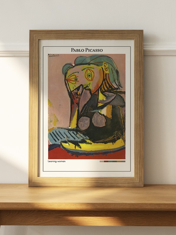 Pablo Picasso Leaning woman Poster - En İyi Fiyatlarla