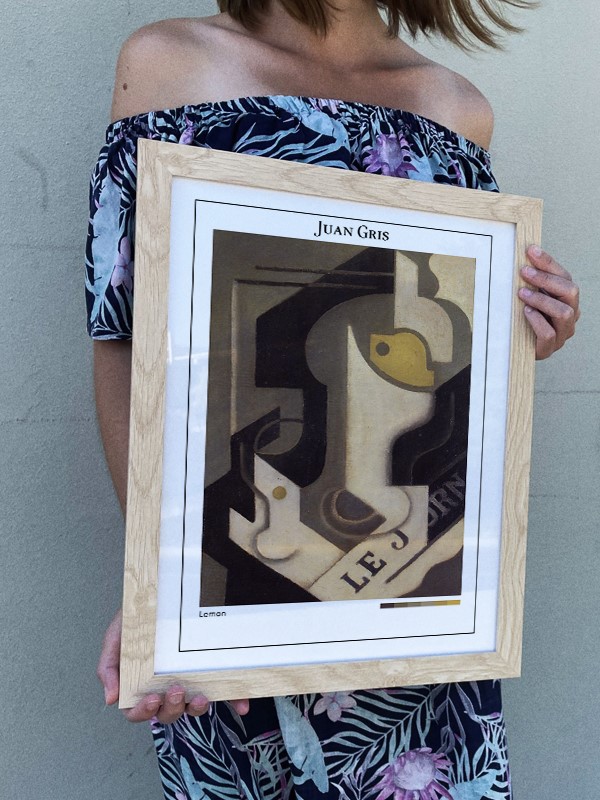 Juan Gris Lemon Poster
