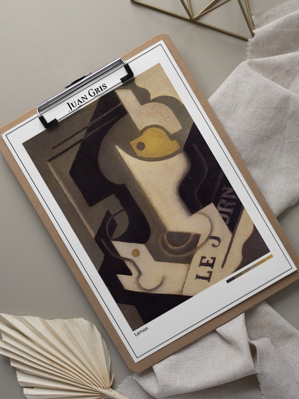 Juan Gris Lemon Poster