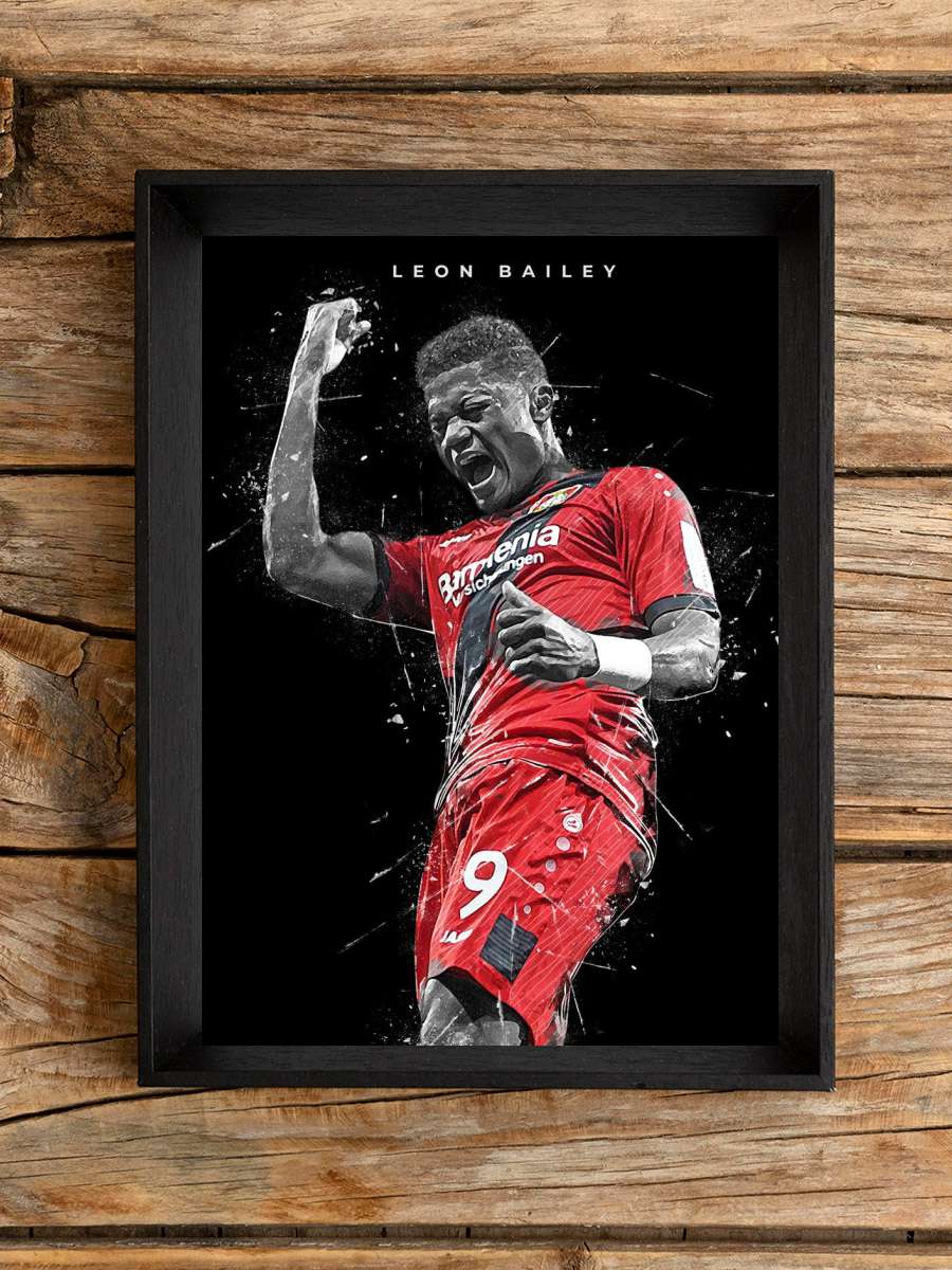 Leon Bailey Futbol Poster Çerçevesiz Yüksek Kalite Futbolcu Duvar Poster