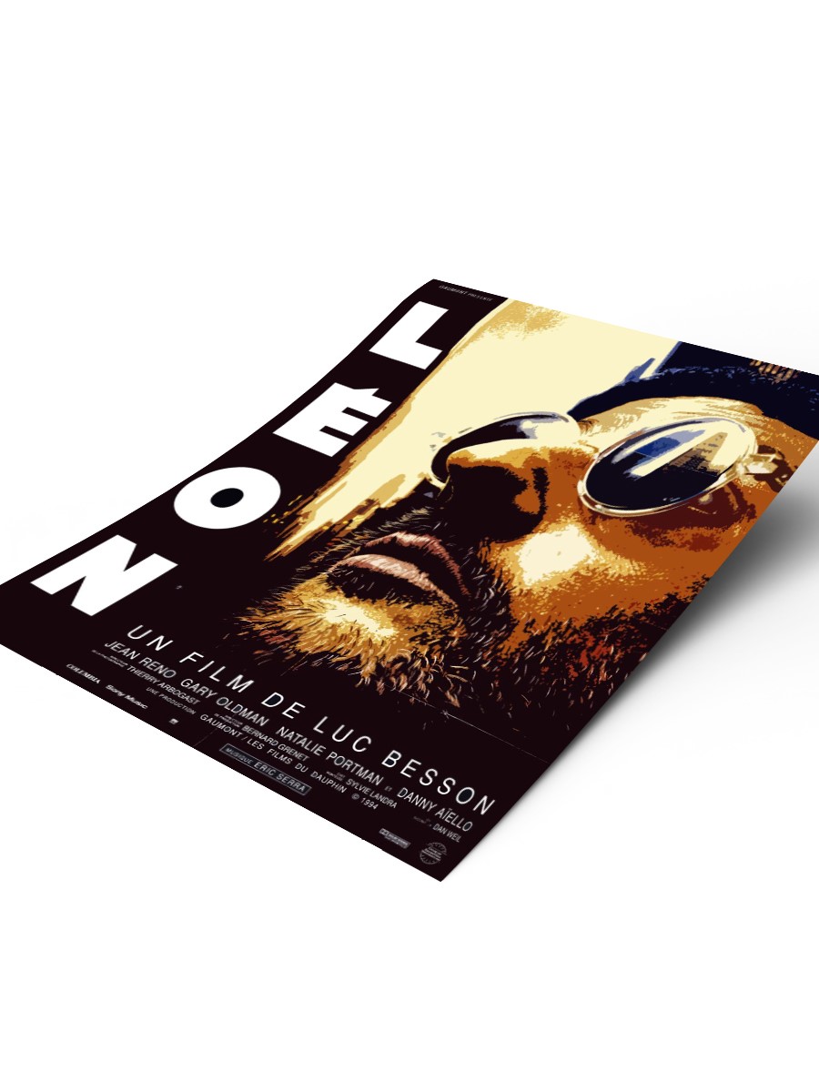 LEON POSTER Poster, Çerçevesiz Tv Film Poster