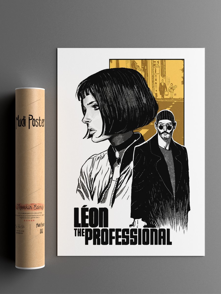 Leon The Professional Poster, Çerçevesiz Tv Film Poster