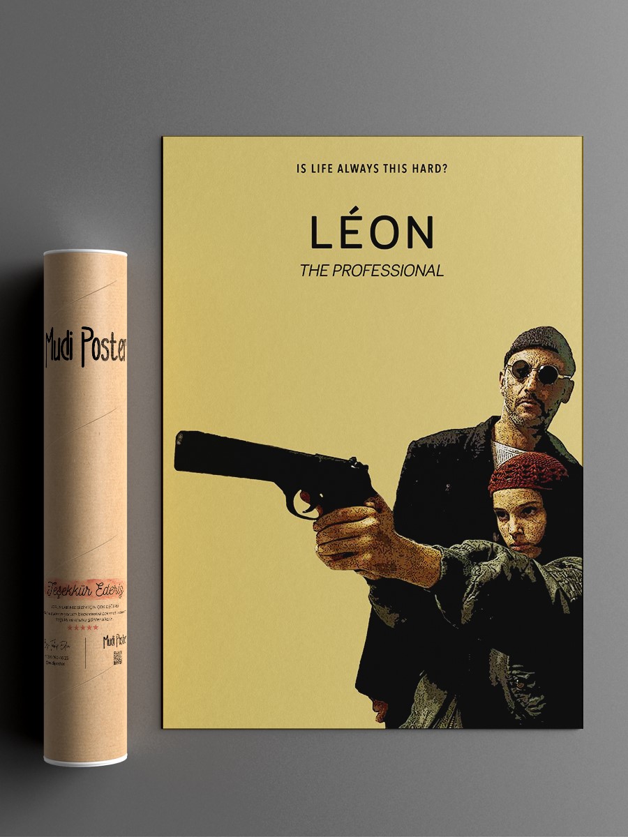 Leon The Professional Poster, Çerçevesiz Tv Film Poster