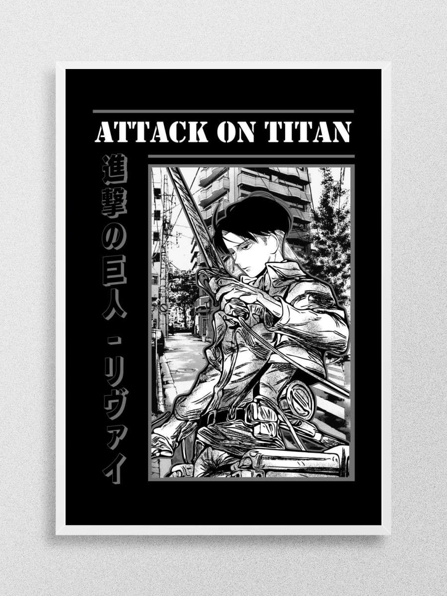 Levi 16 Anime Poster Çerçevesiz Yüksek Kalite Anime Duvar Poster