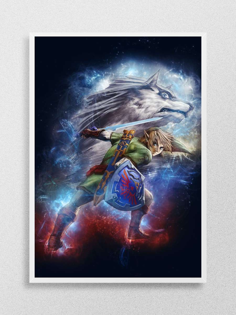 Link Wolf Cosmic Anime Poster Çerçevesiz Yüksek Kalite Anime Duvar Poster