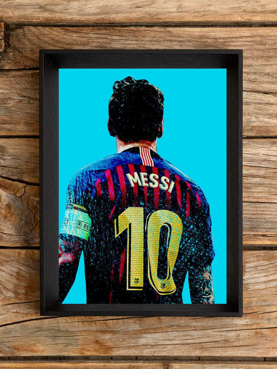 Lionel Messi Futbol Poster Çerçevesiz Yüksek Kalite Futbolcu Duvar Poster